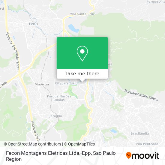 Mapa Fecon Montagens Eletricas Ltda.-Epp