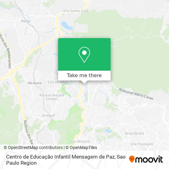 Centro de Educação Infantil Mensagem de Paz map