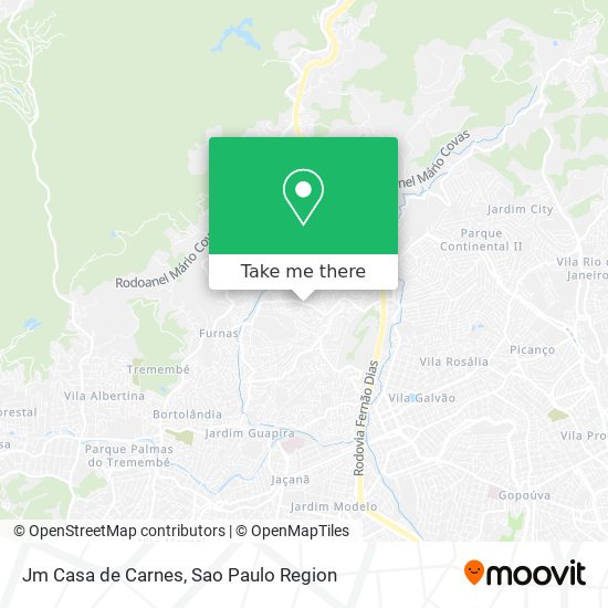 Jm Casa de Carnes map