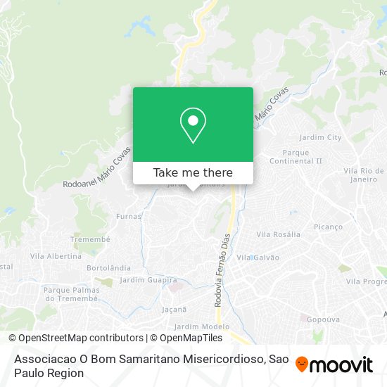 Associacao O Bom Samaritano Misericordioso map