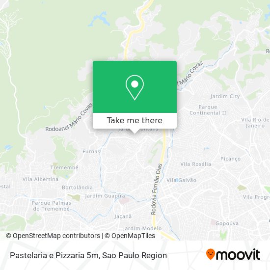 Pastelaria e Pizzaria 5m map
