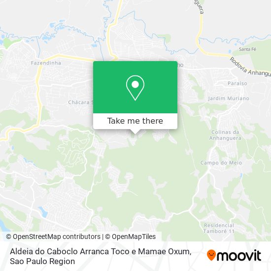 Aldeia do Caboclo Arranca Toco e Mamae Oxum map