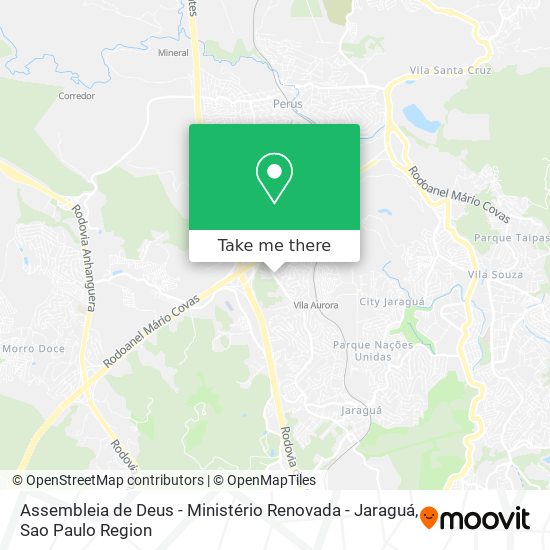 Assembleia de Deus - Ministério Renovada - Jaraguá map