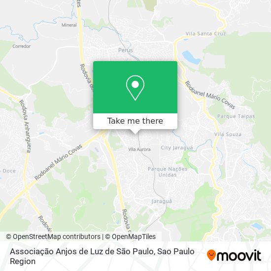 Associação Anjos de Luz de São Paulo map
