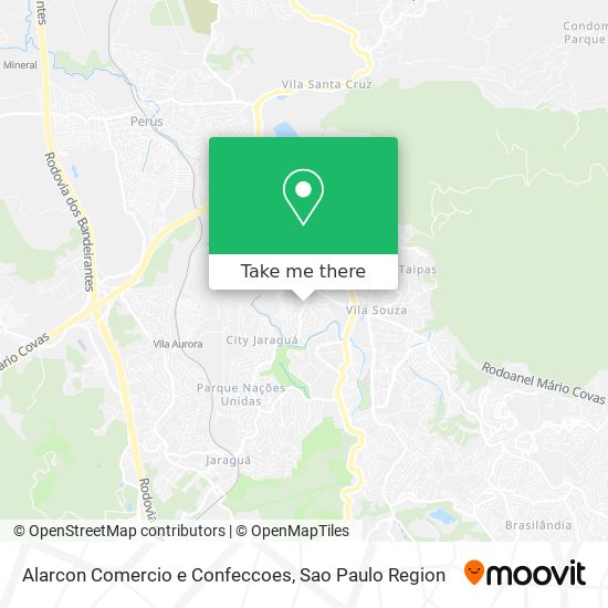 Mapa Alarcon Comercio e Confeccoes