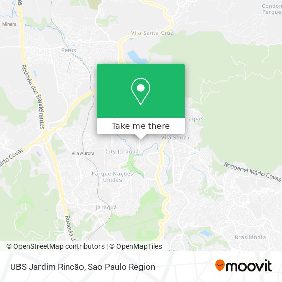 UBS Jardim Rincão map