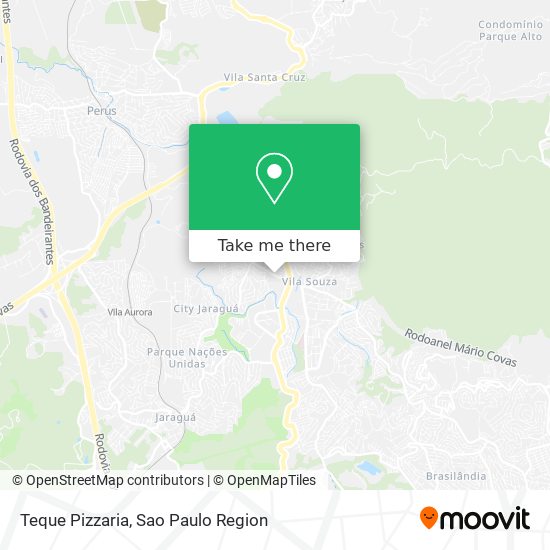 Teque Pizzaria map