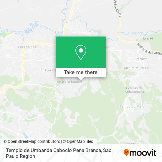 Templo de Umbanda Caboclo Pena Branca map