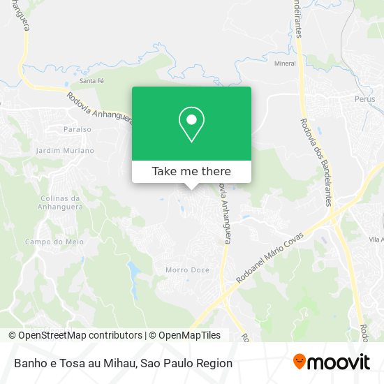 Banho e Tosa au Mihau map
