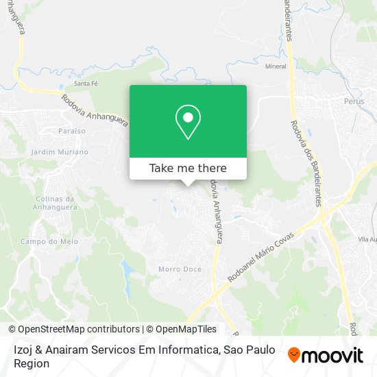 Mapa Izoj & Anairam Servicos Em Informatica