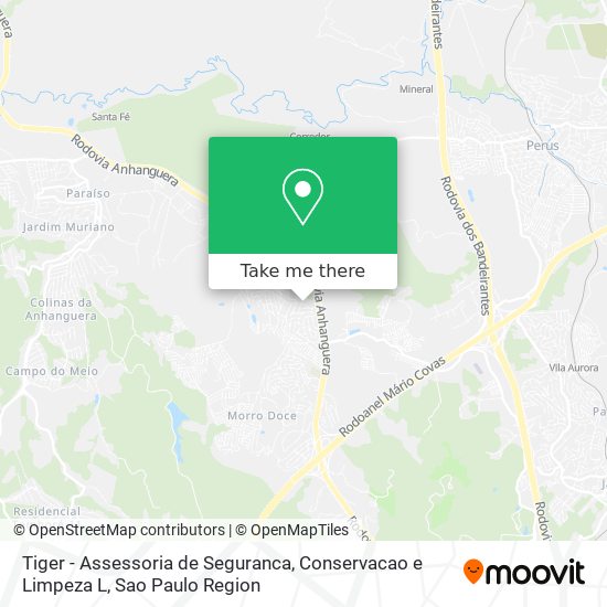 Tiger - Assessoria de Seguranca, Conservacao e Limpeza L map