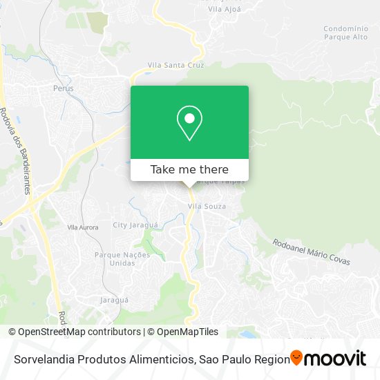 Sorvelandia Produtos Alimenticios map