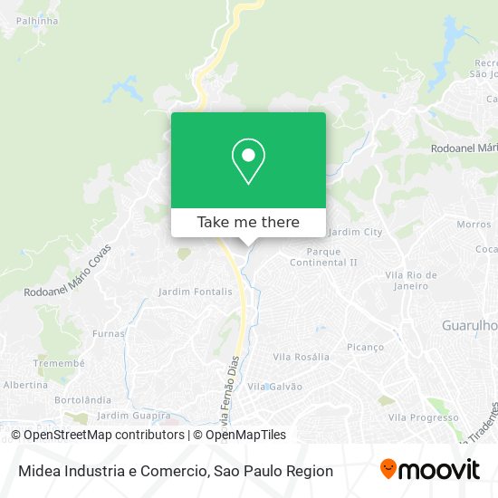 Midea Industria e Comercio map