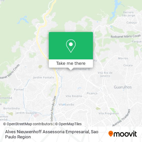 Alves Nieuwenhoff Assessoria Empresarial map