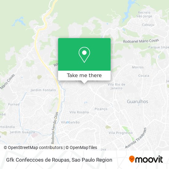 Gfk Confeccoes de Roupas map
