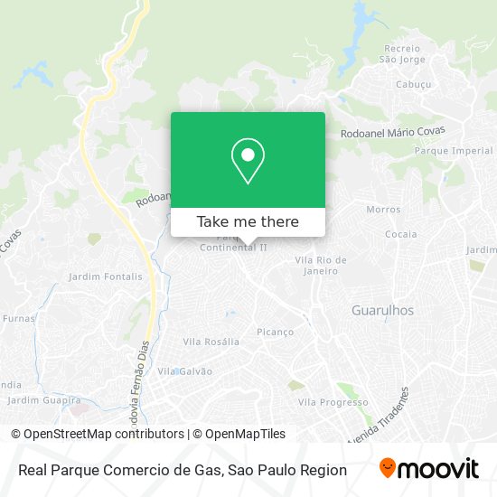 Real Parque Comercio de Gas map