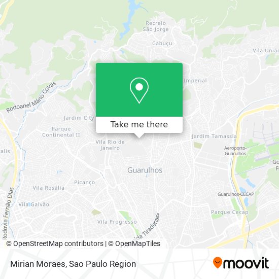 Mirian Moraes map