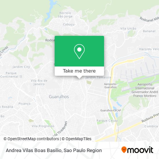 Andrea Vilas Boas Basilio map