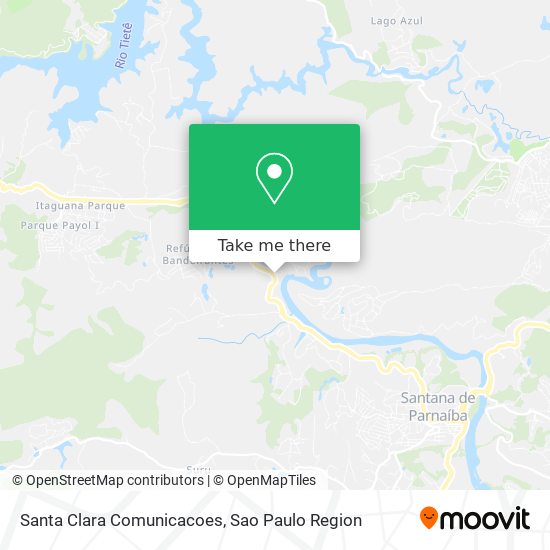 Santa Clara Comunicacoes map