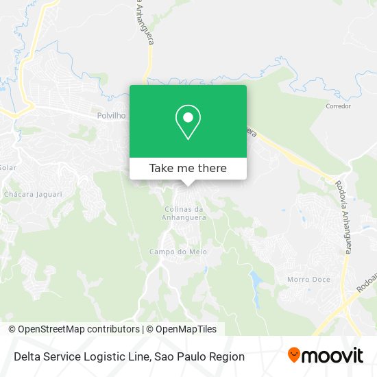 Delta Service Logistic Line map
