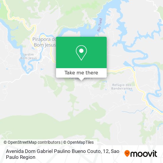 Avenida Dom Gabriel Paulino Bueno Couto, 12 map