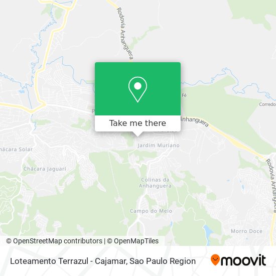 Loteamento Terrazul - Cajamar map