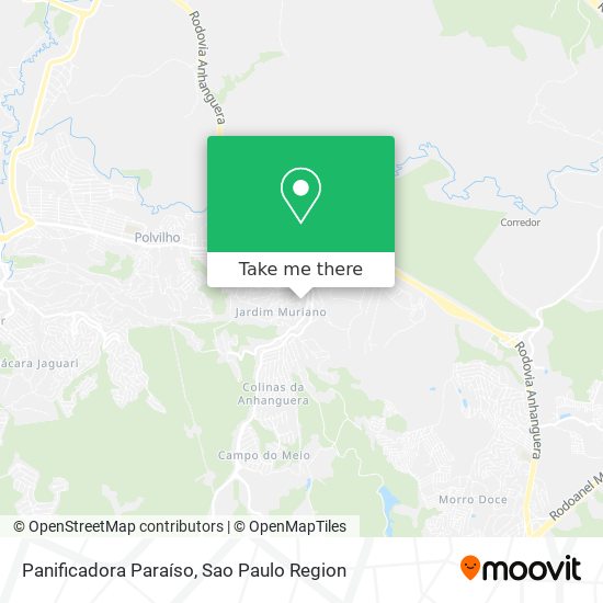 Panificadora Paraíso map
