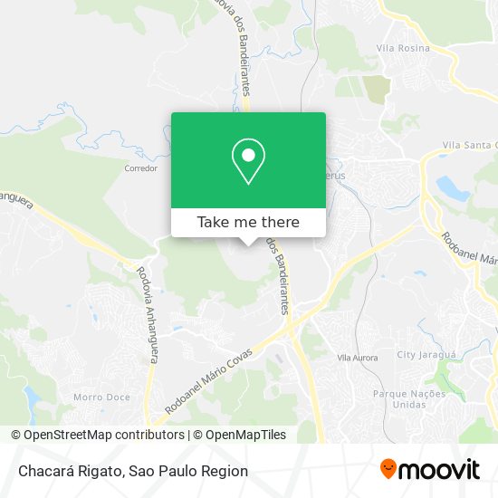 Mapa Chacará Rigato