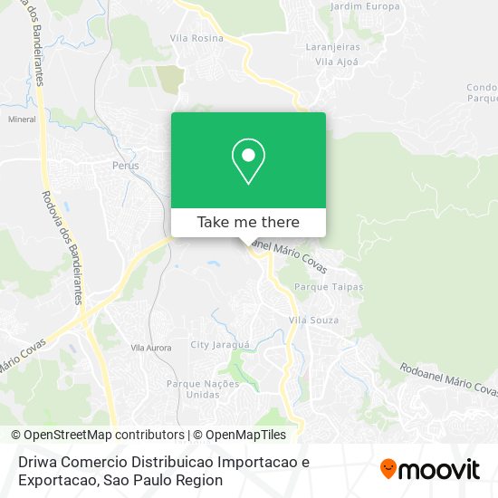 Driwa Comercio Distribuicao Importacao e Exportacao map