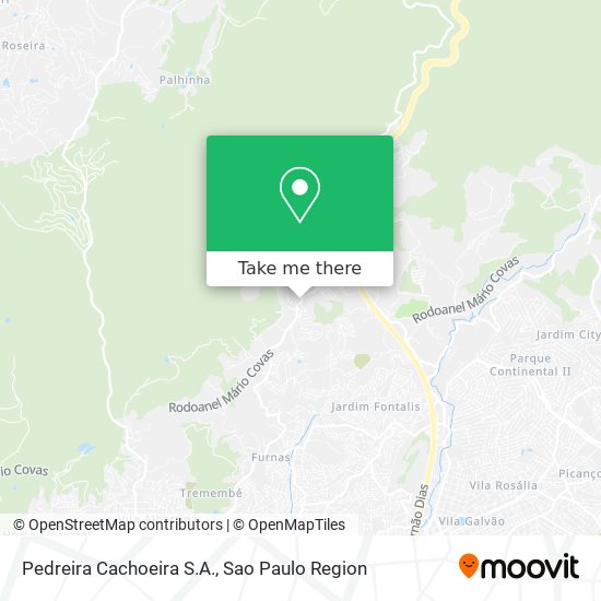 Pedreira Cachoeira S.A. map