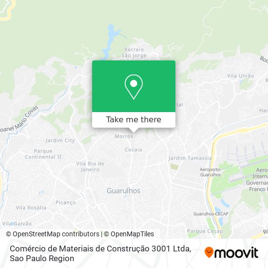 Comércio de Materiais de Construção 3001 Ltda map