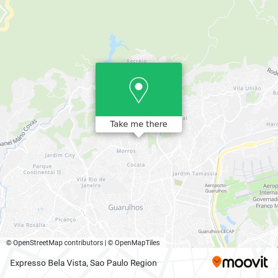 Expresso Bela Vista map