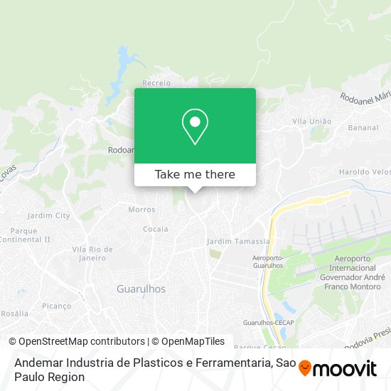 Andemar Industria de Plasticos e Ferramentaria map