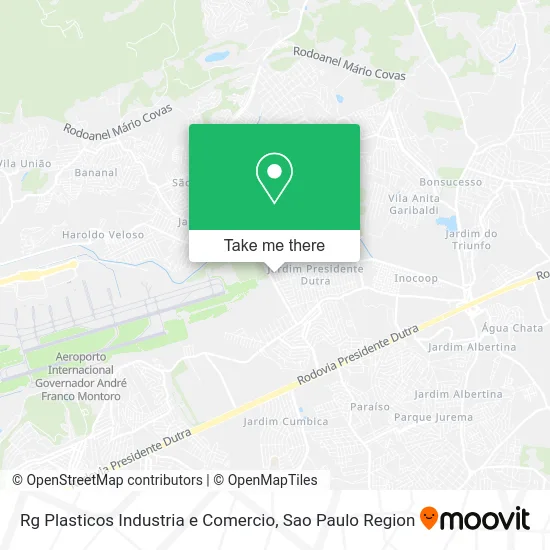 Rg Plasticos Industria e Comercio map