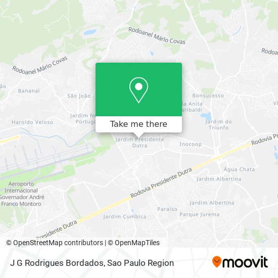J G Rodrigues Bordados map