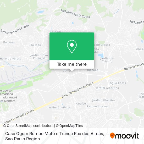 Casa Ogum Rompe Mato e Tranca Rua das Almas map