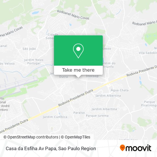 Casa da Esfiha Av Papa map