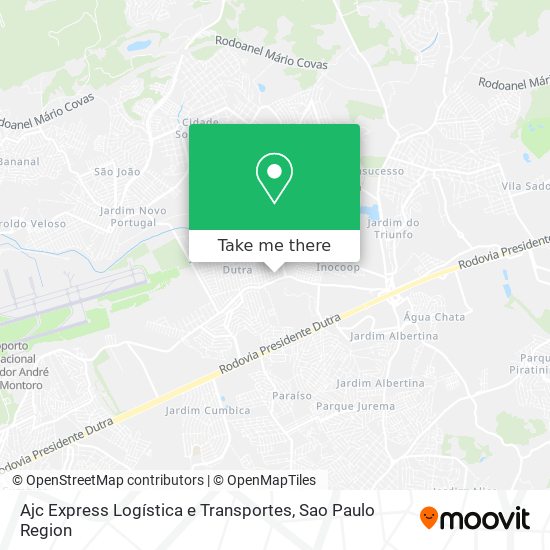 Ajc Express Logística e Transportes map