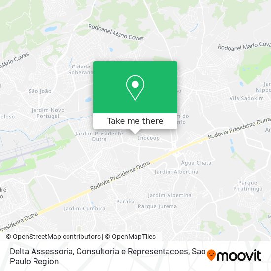 Delta Assessoria, Consultoria e Representacoes map