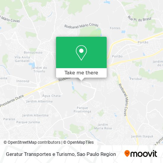 Geratur Transportes e Turismo map