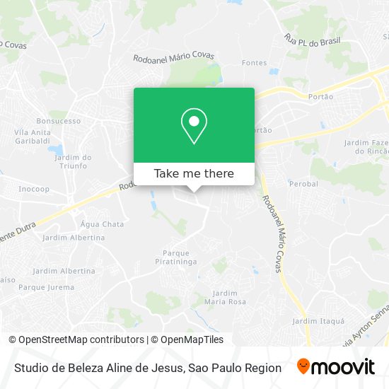 Studio de Beleza Aline de Jesus map