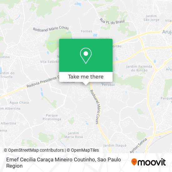 Emef Cecilia Caraça Mineiro Coutinho map