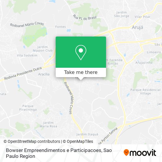 Bowser Empreendimentos e Participacoes map