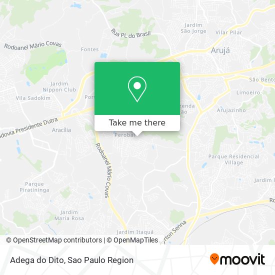 Adega do Dito map