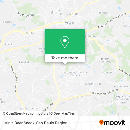 Vinis Beer Snack map