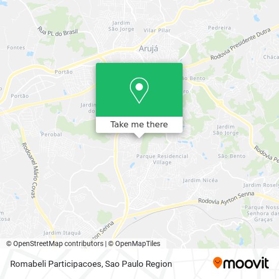 Romabeli Participacoes map