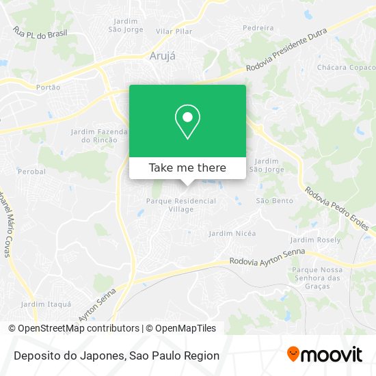 Deposito do Japones map