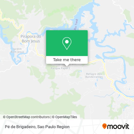 Pé de Brigadeiro map