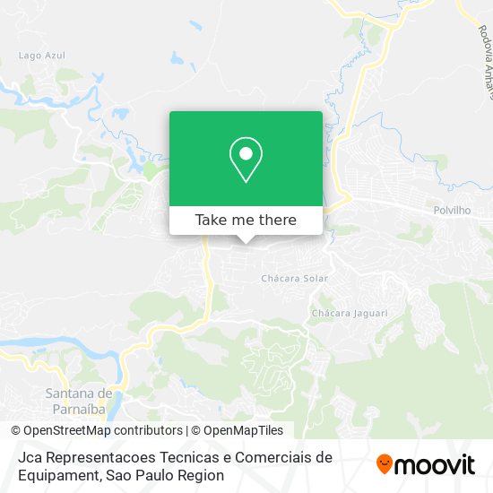Jca Representacoes Tecnicas e Comerciais de Equipament map