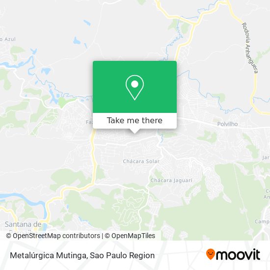 Metalúrgica Mutinga map